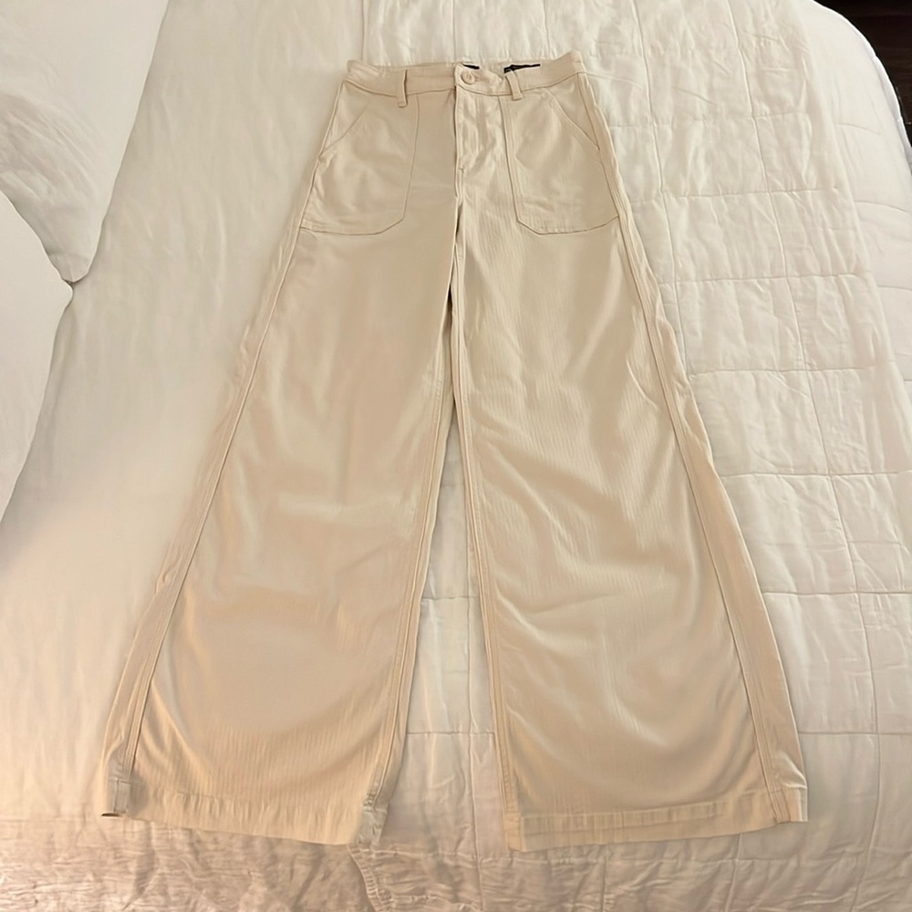 Lee high rise A-Line wide leg pants